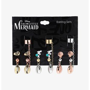 Disney Little Mermaid Earring Set & Cuff